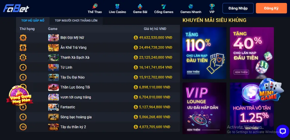 Cá cược Bóng Đá v888 win